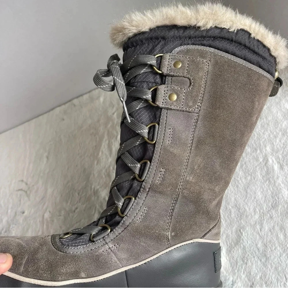 Sorel Tivoli III High Winter Boot - Women's, Quarry, Cloud Size7 - Picture 11 of 13